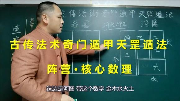 古传法术奇门遁甲天罡遁法 第1集 阵营之核心数理(带字幕)